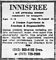 This display appeared in annual "Camps" supplement of <I>The New York Times</I>, on April 12, 1971 (p. 70) and April 18, 1971 (p. 130).