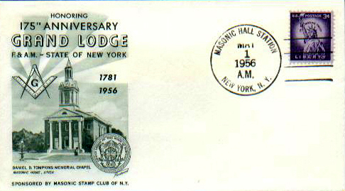 1956 three-cent commemorative stamp cover