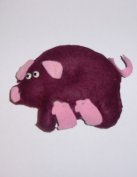 Pig pillow by Ed Rue, 4th grade, Monticello, New York.