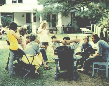Small discussion group at Innisfree, 1970