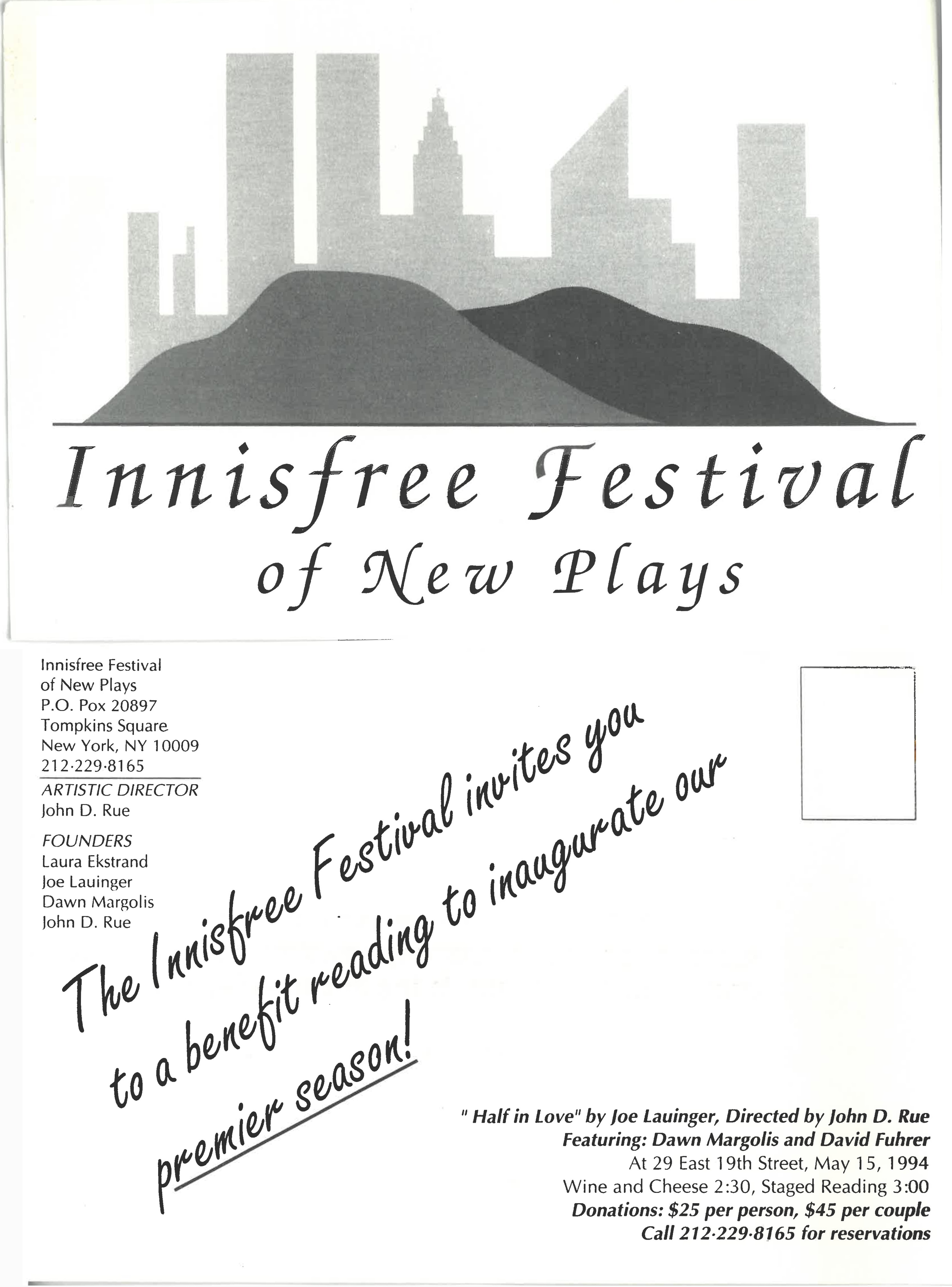 Innisfree Festival of New Plays