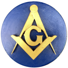 Masonic square and compass