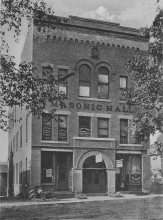 Monticello Masonic Hall, 1898